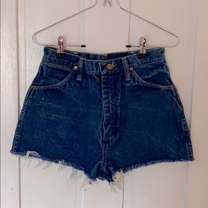 Vintage High Waisted Classic Wrangler Cut Offs
